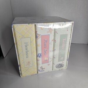 Babies First Years Photo Library Album Set of 3 Toddler Newborn New Sealed